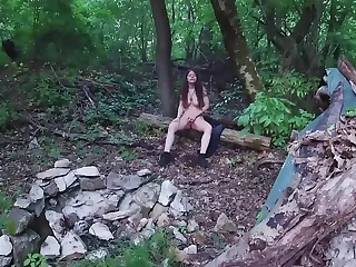 Spying a wonderful girl masturbating above reproach